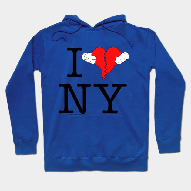 I </3 NY KAWS Hoodie by theartofpablo